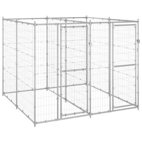 Outdoor Dog Kennel Galvanised Steel 4.84 M Dog Kennels