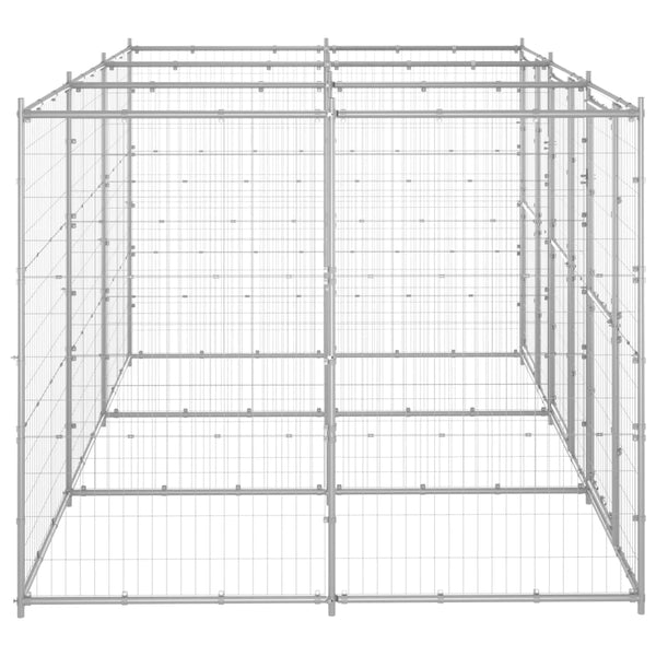 Dog Kennels Outdoor Dog Kennel Galvanised Steel 7.26 M