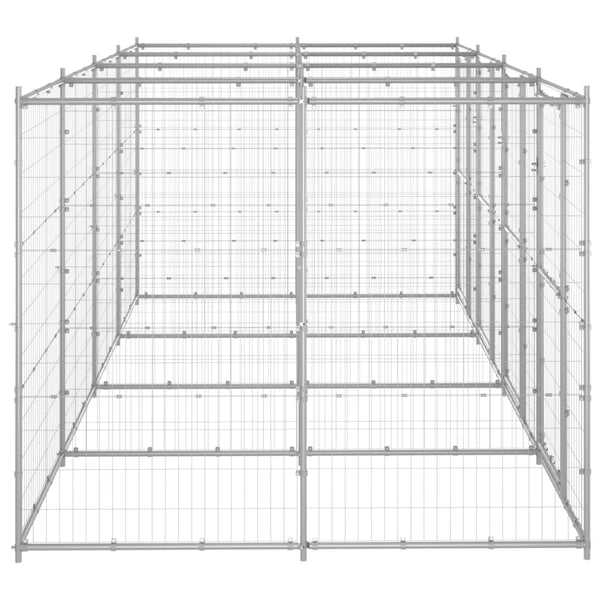 Outdoor Dog Kennel Galvanised Steel 9.68 M Dog Kennels