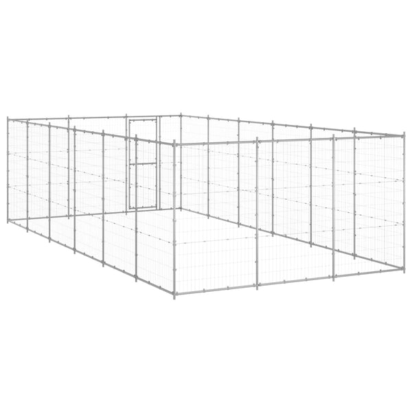 Dog Kennels Outdoor Dog Kennel Galvanised Steel 21.78 M