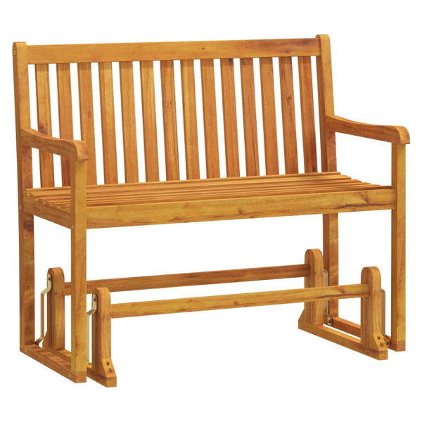 Garden Swing Bench 110 Cm Solid Acacia Wood Swing Seats