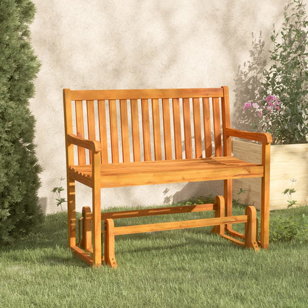 Garden Swing Bench 110 Cm Solid Acacia Wood Swing Seats