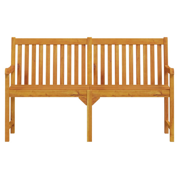 Garden Bench 150 Cm Solid Acacia Wood Patio Benches