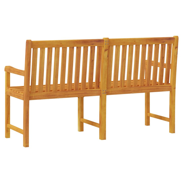 Garden Bench 150 Cm Solid Acacia Wood Patio Benches