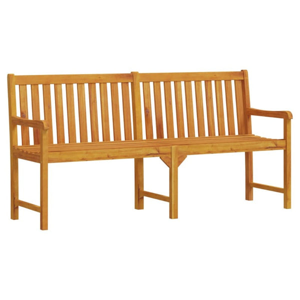 Vidaxl Garden Bench Solid Acacia Wood 180 X 55.5 90 Cm Patio Benches