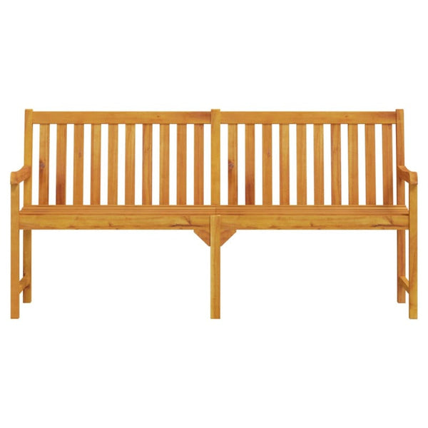 Vidaxl Garden Bench Solid Acacia Wood 180 X 55.5 90 Cm Patio Benches