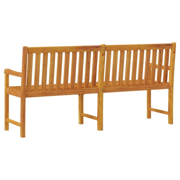 Vidaxl Garden Bench Solid Acacia Wood 180 X 55.5 90 Cm Patio Benches