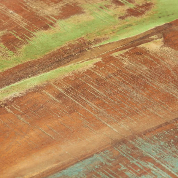 Side Table 35X35x55 Cm Solid Wood Reclaimed Side Tables