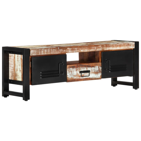 Tv Cabinet 120X30x40 Cm Solid Wood Reclaimed Tv Stands & Entertainment Units