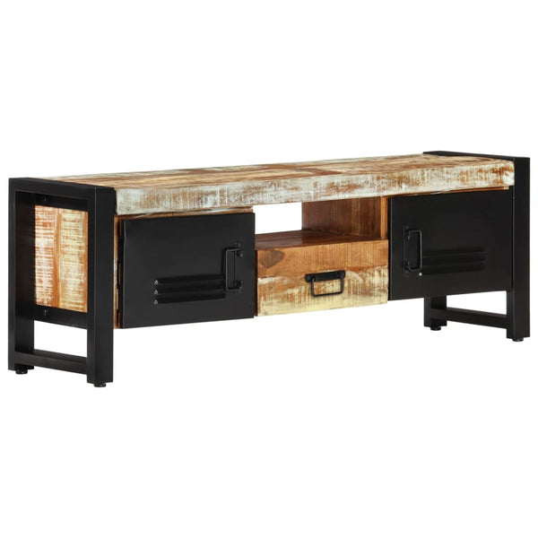 Tv Cabinet 120X30x40 Cm Solid Wood Reclaimed Tv Stands & Entertainment Units