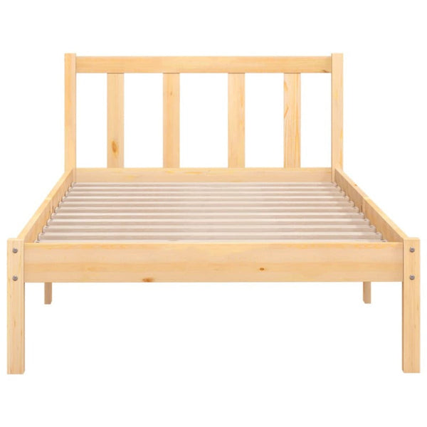 Vidaxl Bed Frame Without Mattress Solid Wood 90X190 Cm Single Bed Frames