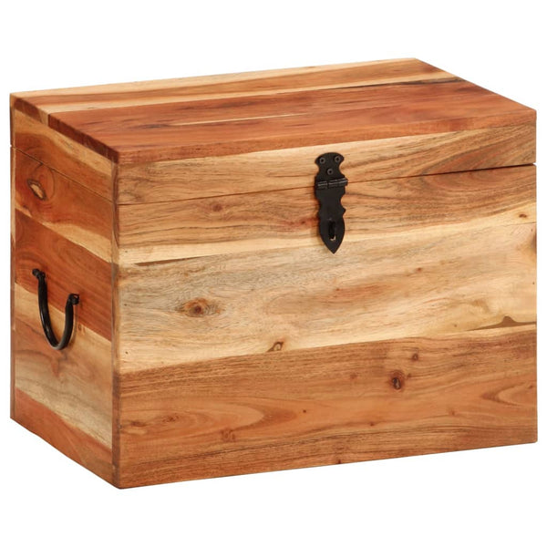 Storage Box 39X28x31 Cm Solid Wood Acacia Storage Boxes