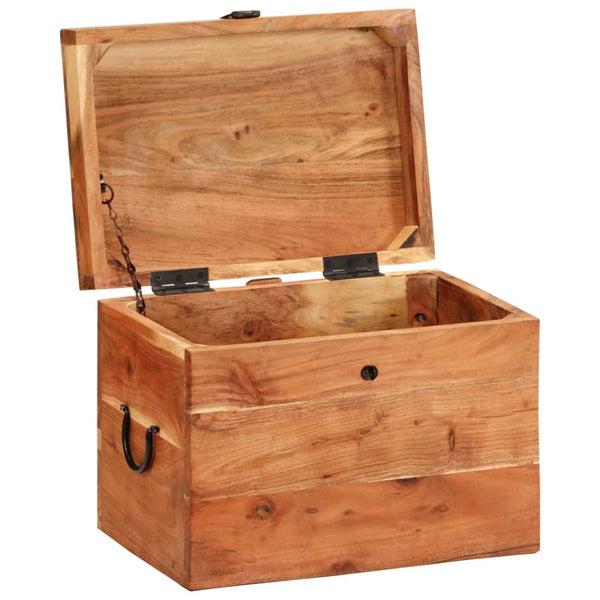 Storage Box 39X28x31 Cm Solid Wood Acacia Storage Boxes