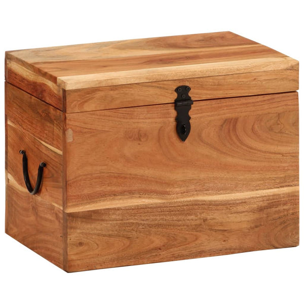 Storage Box 39X28x31 Cm Solid Wood Acacia Storage Boxes