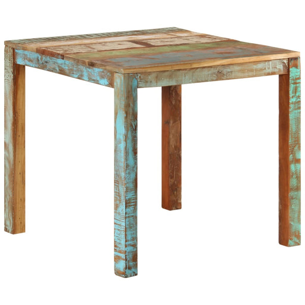 Vidaxl Dining Table 82X80x76 Cm Solid Reclaimed Wood Dining Tables