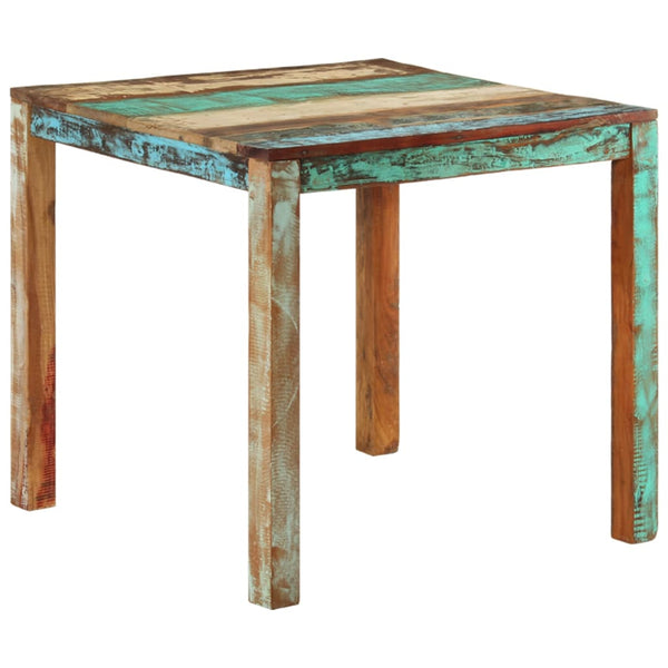 Vidaxl Dining Table 82X80x76 Cm Solid Reclaimed Wood Dining Tables