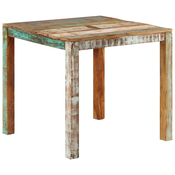 Vidaxl Dining Table 82X80x76 Cm Solid Reclaimed Wood Dining Tables