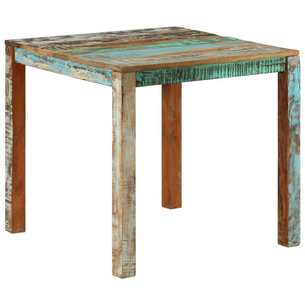 Vidaxl Dining Table 82X80x76 Cm Solid Reclaimed Wood Dining Tables