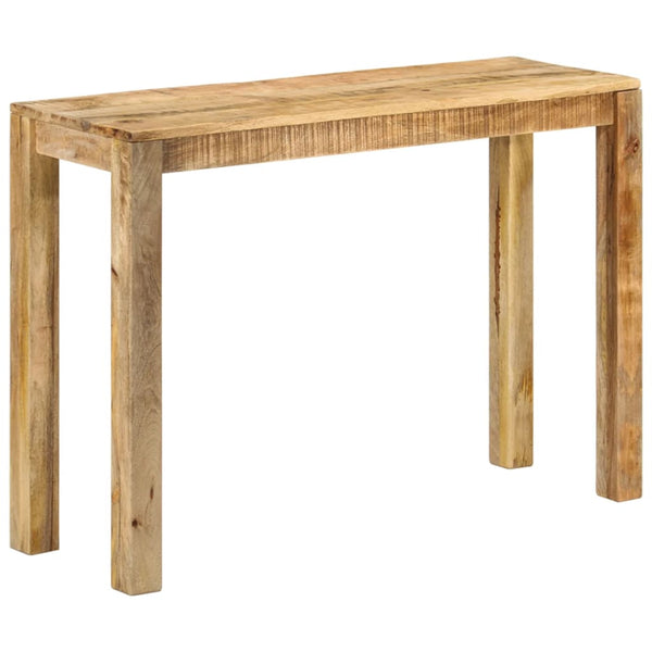 Vidaxl Console Table 110X35x76 Cm Rough Mango Wood Hall Tables