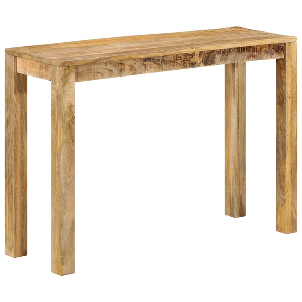Vidaxl Console Table 110X35x76 Cm Rough Mango Wood Hall Tables