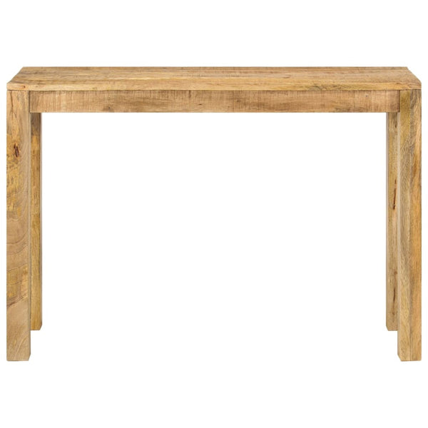 Vidaxl Console Table 110X35x76 Cm Rough Mango Wood Hall Tables