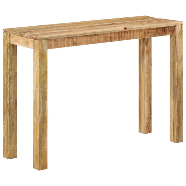 Vidaxl Console Table 110X35x76 Cm Rough Mango Wood Hall Tables