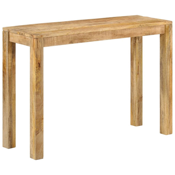 Vidaxl Console Table 110X35x76 Cm Rough Mango Wood Hall Tables