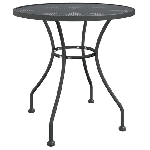 Garden Table Ae80x72 Cm Expanded Metal Mesh Anthracite Patio & Garden Tables