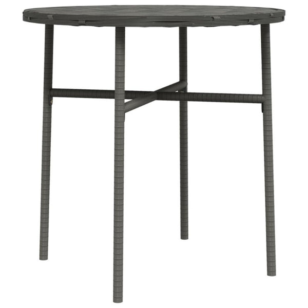 Coffee Tables Tea Table Grey 45 Cm Poly Rattan
