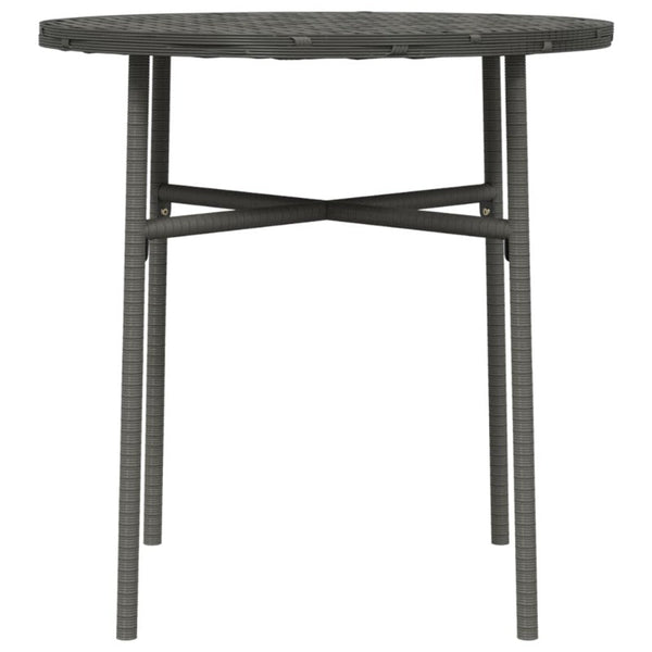 Coffee Tables Tea Table Grey 45 Cm Poly Rattan