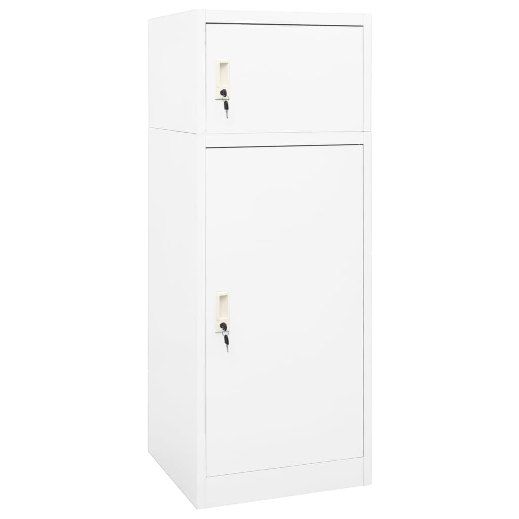Saddle Cabinet White 53X53x140 Cm Steel Cabinets & Cupboards