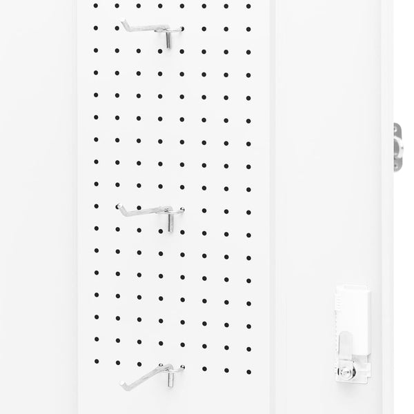 Saddle Cabinet White 53X53x140 Cm Steel Cabinets & Cupboards