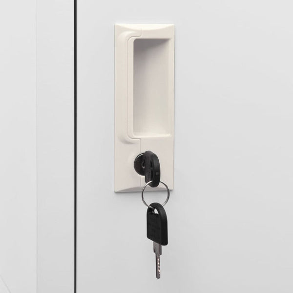 Vidaxl Locker Cabinet Light Grey 38X40x180 Cm Steel Cabinets & Cupboards