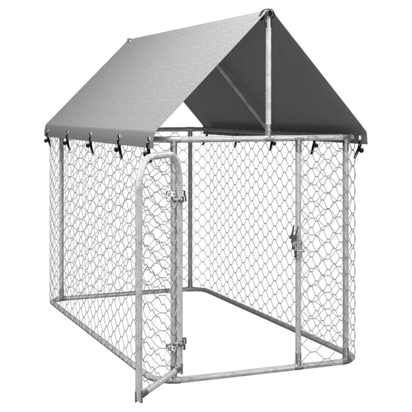 Outdoor Dog Kennel With Roof