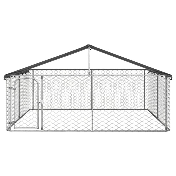 Outdoor Dog Kennel With Roof 300X300x150 Cm Dog Kennels