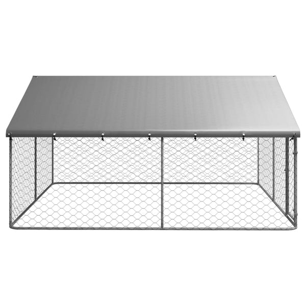 Outdoor Dog Kennel With Roof 300X300x150 Cm Dog Kennels