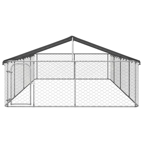 Outdoor Dog Kennel With Roof 600X300x150 Cm