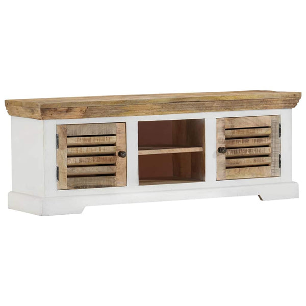 Vidaxl Tv Cabinet 110X30x40 Cm Solid Wood Mango Tv Stands & Entertainment Units