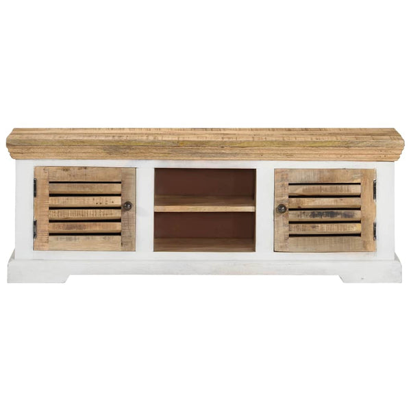 Vidaxl Tv Cabinet 110X30x40 Cm Solid Wood Mango Tv Stands & Entertainment Units