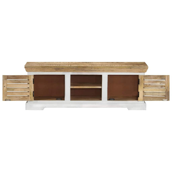 Vidaxl Tv Cabinet 110X30x40 Cm Solid Wood Mango Tv Stands & Entertainment Units