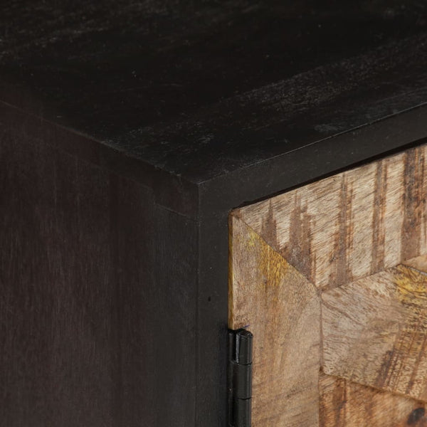 Vidaxl Tv Cabinet 140X30x46 Cm Rough Mango Wood And Solid Acacia Tv Stands & Entertainment Units