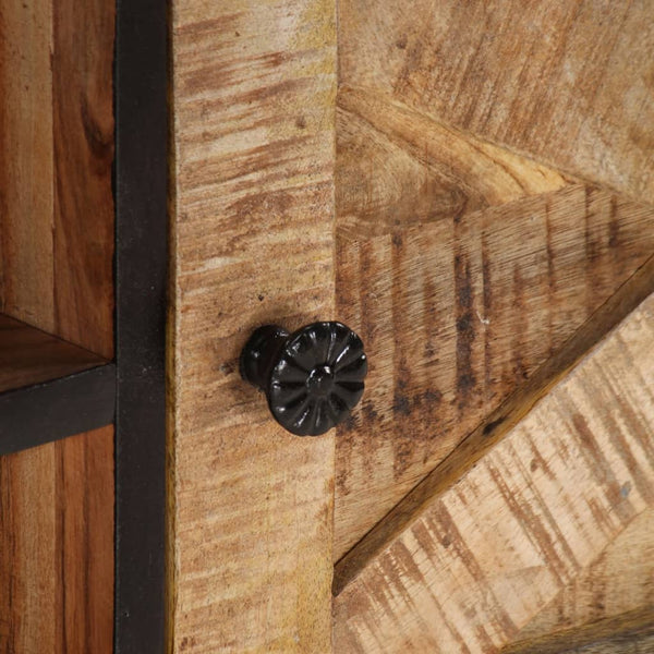 Tv Cabinet 140X30x46 Cm Rough Mango Wood And Solid Acacia Tv Stands & Entertainment Units