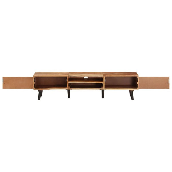 TV Stands & Entertainment Units Tv Cabinet 145X35x35 Cm Solid Wood Acacia