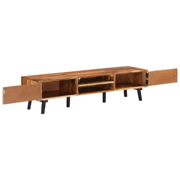 TV Stands & Entertainment Units Tv Cabinet 145X35x35 Cm Solid Wood Acacia