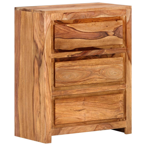 Vidaxl Drawer Cabinet 60X33x75 Cm Solid Wood Acacia Dressers & Chests Of Drawers