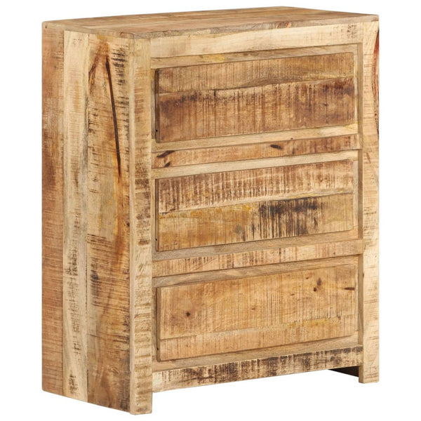 Vidaxl Drawer Cabinet 60X33x75 Cm Solid Wood Mango Cabinets & Cupboards