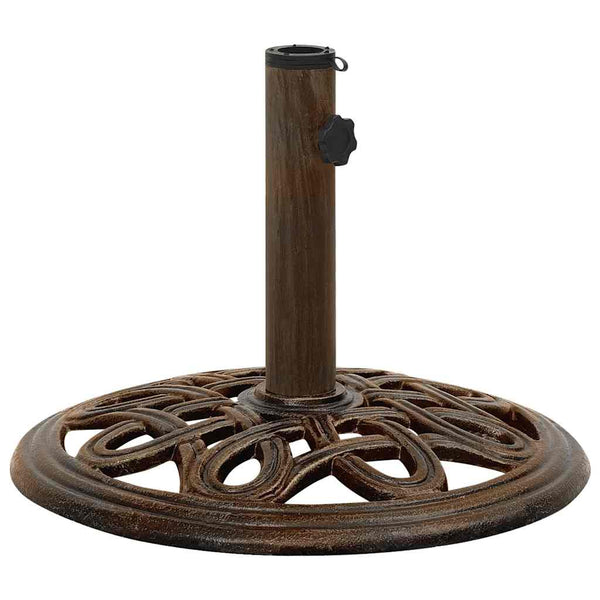 Umbrella Base Bronze 40X40x32 Cm Cast Iron Umbrella Stands