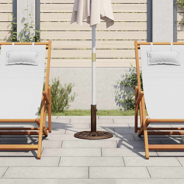 Umbrella Base Bronze 40X40x32 Cm Cast Iron Umbrella Stands