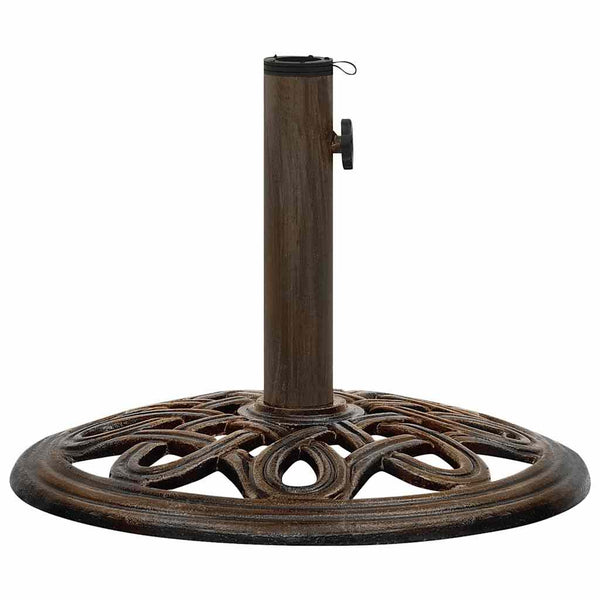 Umbrella Base Bronze 40X40x32 Cm Cast Iron Umbrella Stands