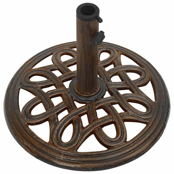 Umbrella Base Bronze 40X40x32 Cm Cast Iron Umbrella Stands
